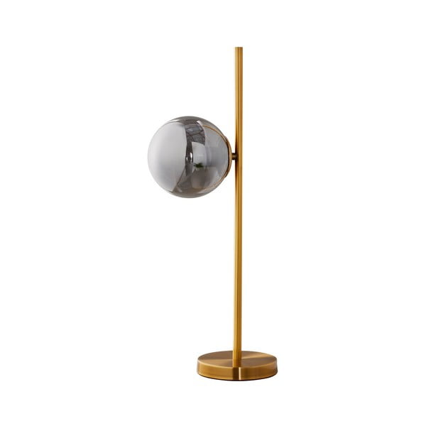 Stolní lampa v šedo-zlaté barvě Native Sphere