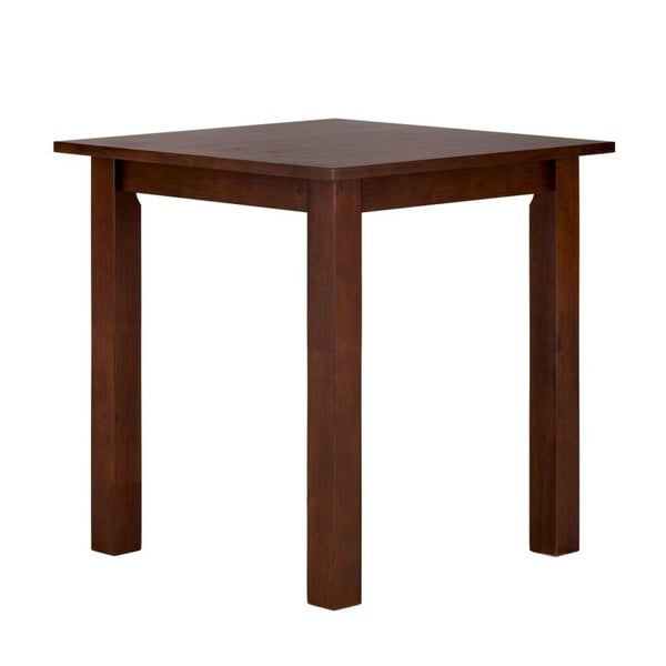 Jídelní stůl ze dřeva z kaučukovníku SOB Milano, 70 x 70 cm