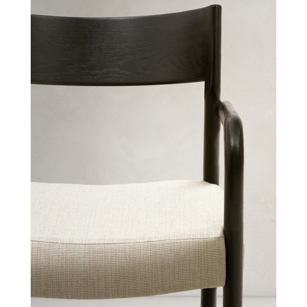 Must-beež söögitool Falconera - Kave Home-image-2