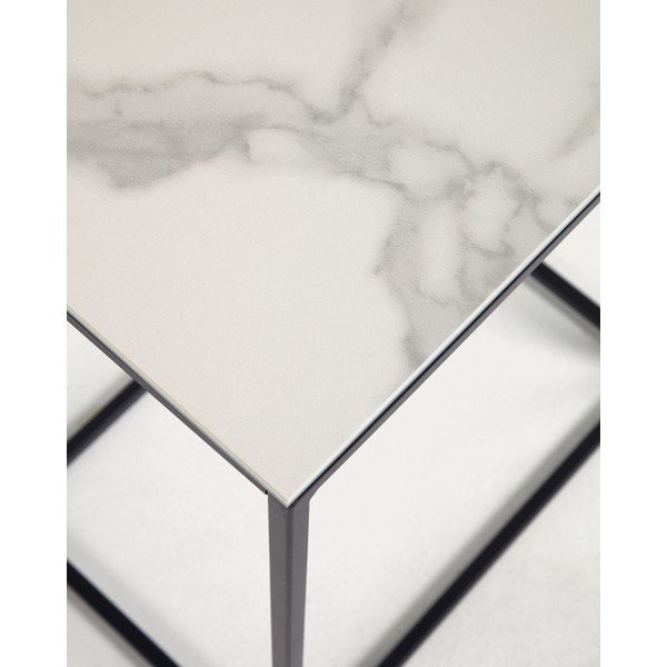 Keraamilise pealispinnaga abilaud 30x45 cm Rewena - Kave Home-image-3