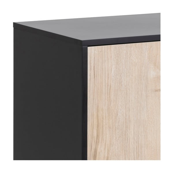 Must madal kapp tammepuust 120x82 cm Seaford - Actona-image-1