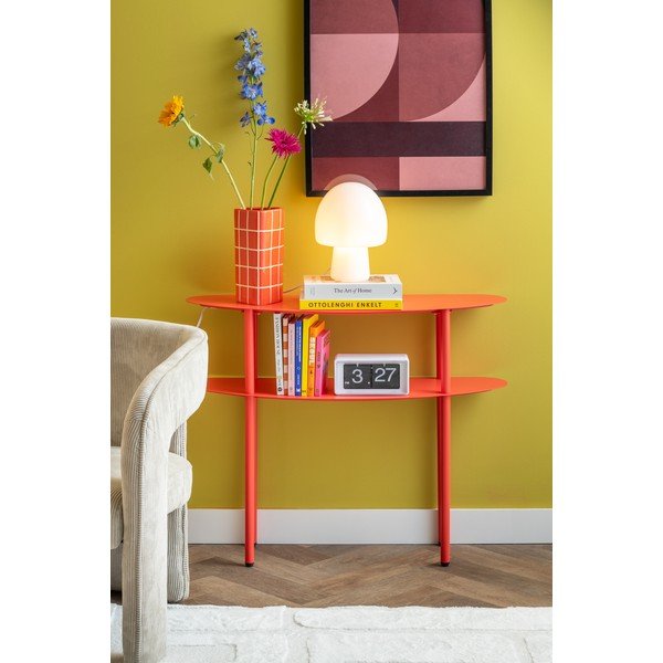 Punane metallist konsoollaud 28x90 cm Cool Retro - Leitmotiv-image-1