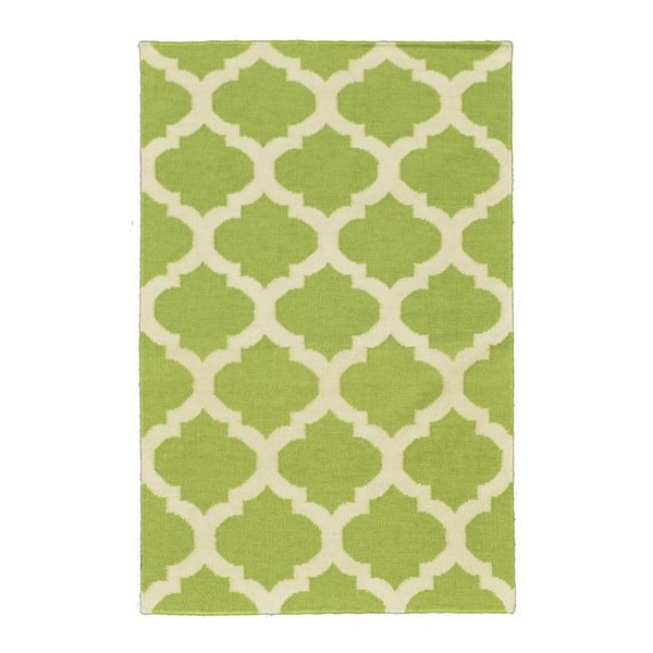Ručně tkaný koberec Kilim JP 11212 Green, 90x150 cm
