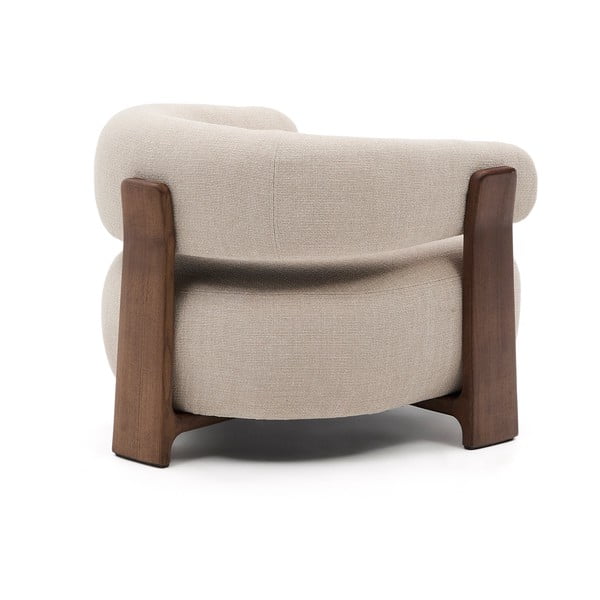 Beež šenillist tugitool Granite - Kave Home-image-4