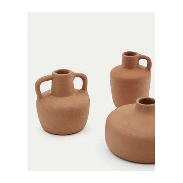 Oranžid terrakotta vaasid 3 tk (kõrgus 6 cm) Sofra - Kave Home-image-2