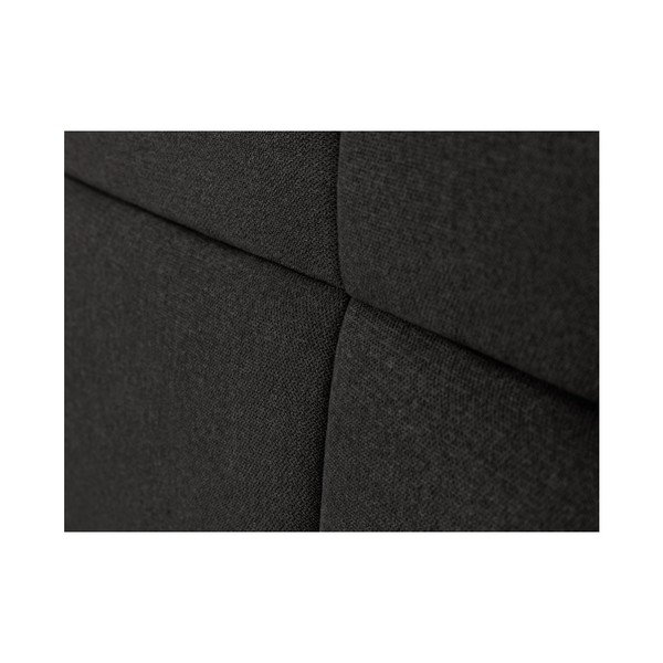 Černé čelo postele Mazzini Sofas Barletta, 140 x 120 cm-image-2