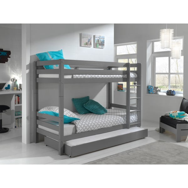 Hall männipuidust laste narivoodi koos panipaigaga PINO - Vipack-image-1