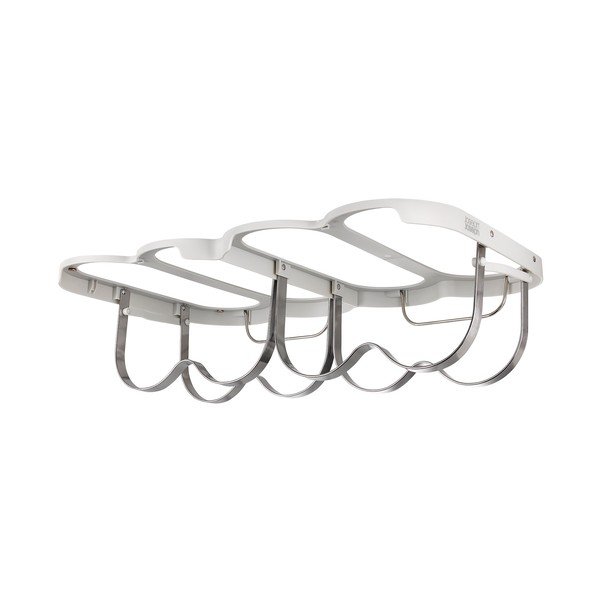 Seinale kinnitatav metallist veiniriiul hõbedases värvitoonis, pudelite arv 4, 38,5x2x25 cm Cradle - Joseph Joseph