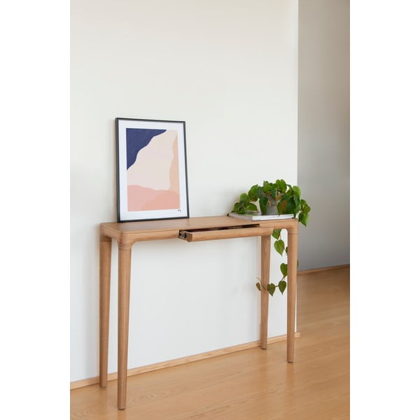 Tammepuust konsoollaud naturaalses värvitoonis 12x110 cm Heart'n'Soul - UMAGE-image-1