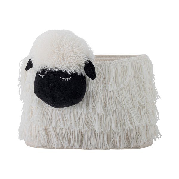 Valge riidest laste mänguasjakorv 40x25x30 cm Dolly - Bloomingville Mini