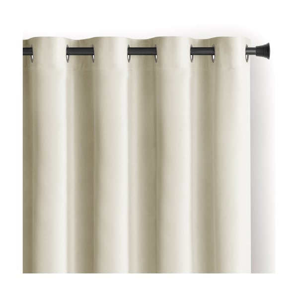 Kreem sametist dimout-kardin 140 × 270 cm Eyelets – Restilo