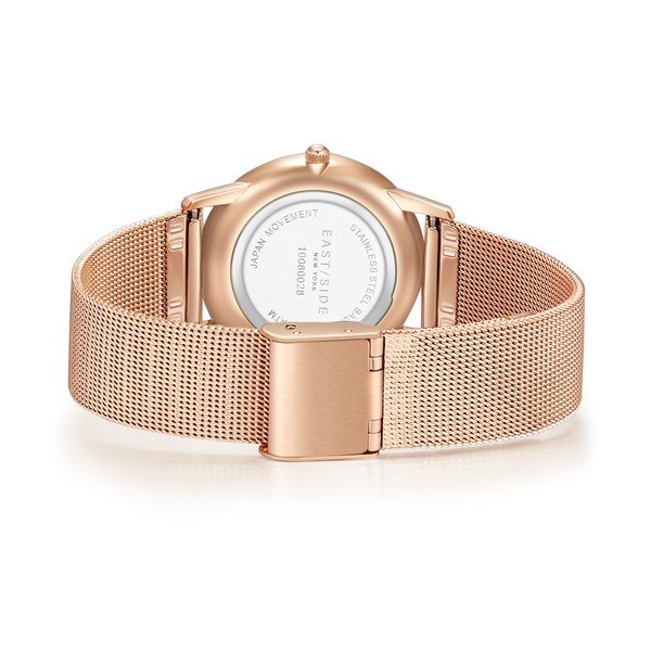 Dámské hodinky v růžovozlaté barvě s černým ciferníkem Eastside Upper Union-image-4