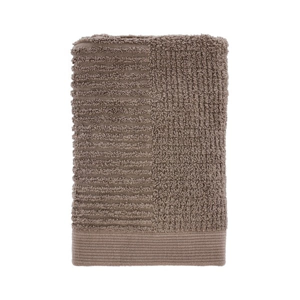 Taupe puuvillane froteerätik 50x70 cm Classic - Zone