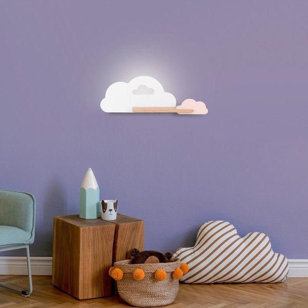 Valge ja roosa laste valgusti Cloud - Candellux Lighting-image-1