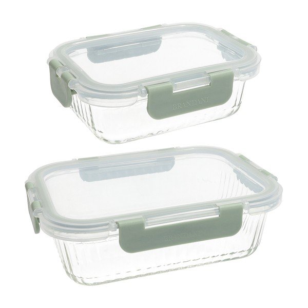 Toidukarbid 2 tk komplektis Optic - Brandani
