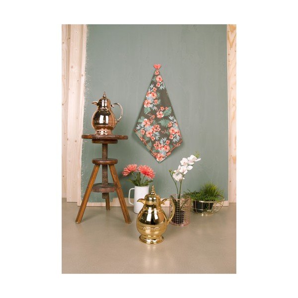 Květovaná kuchyňská utěrka PT KITCHEN, 55 x 65 cm-image-1