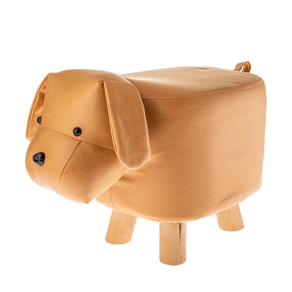 Beež laste taburet Dog – Dakls