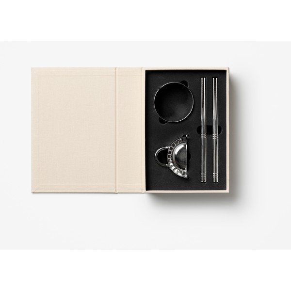 Beežid roostevabast terasest söögipulgad komplektis 4 inimesele The Essentials - Dumpling Tools - Printworks-image-2