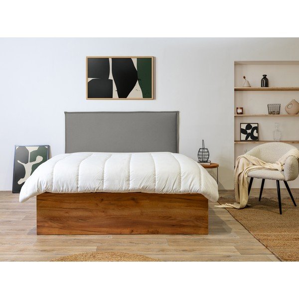 Hall polsterdatud kaheinimesevoodi koos voodipõhjaga 140x190 cm Cara - Bobochic Paris-image-3