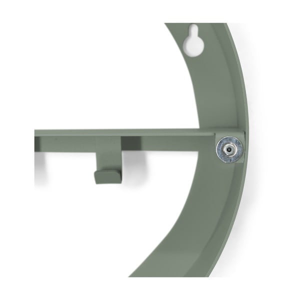 Roheline-hall metallist rippuv vannitoakapp koos peegliga 35x35 cm Sonnet - Spinder Design-image-2