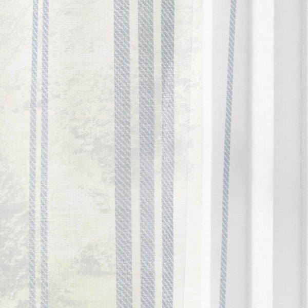 Valge voile kardin 140x137 cm Harbour Stripe - Catherine Lansfield-image-2