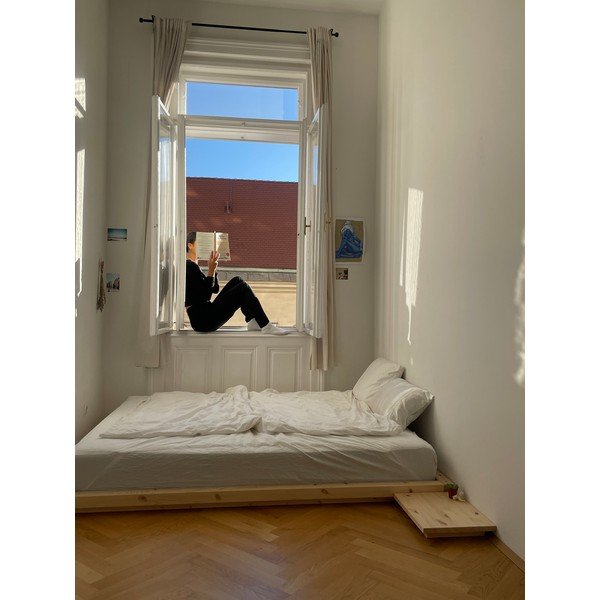 Männipuidust üheinimesevoodi koos voodipõhjaga, ilma peatsita 90x200 cm Dock - Karup-image-4