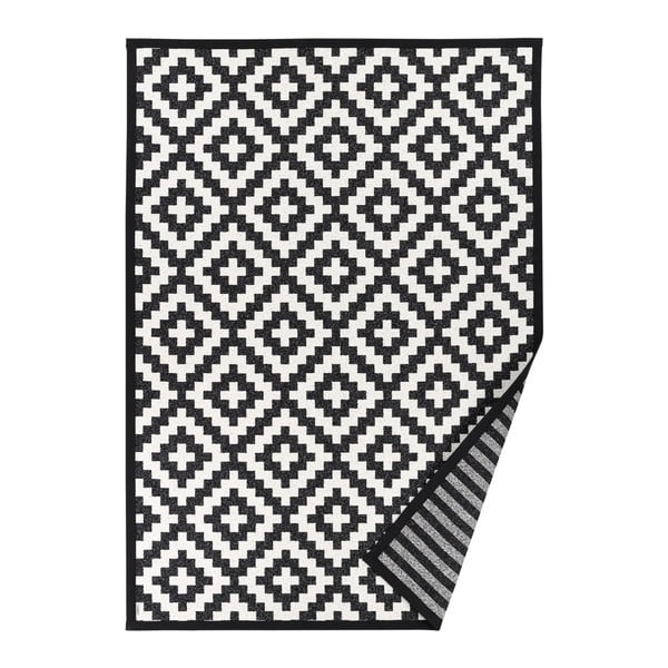 Must-valge mustriga kahepoolne vaip , 70 x 140 cm Viki - Narma