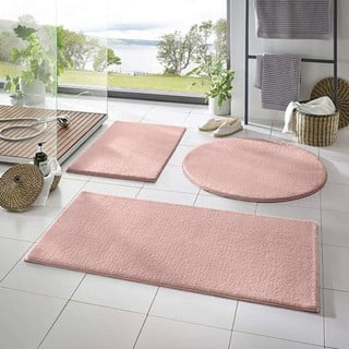 Roosad vannitoamatid 3 tk komplektis 50x90 cm - Mila Home