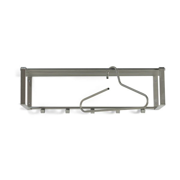 Hõbedane metallist seinanagi riiuliga Rex - Spinder Design-image-2