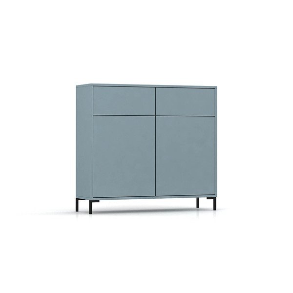 Helesinine madal kummut 90x84 cm Wilson - Really Nice Things-image-2