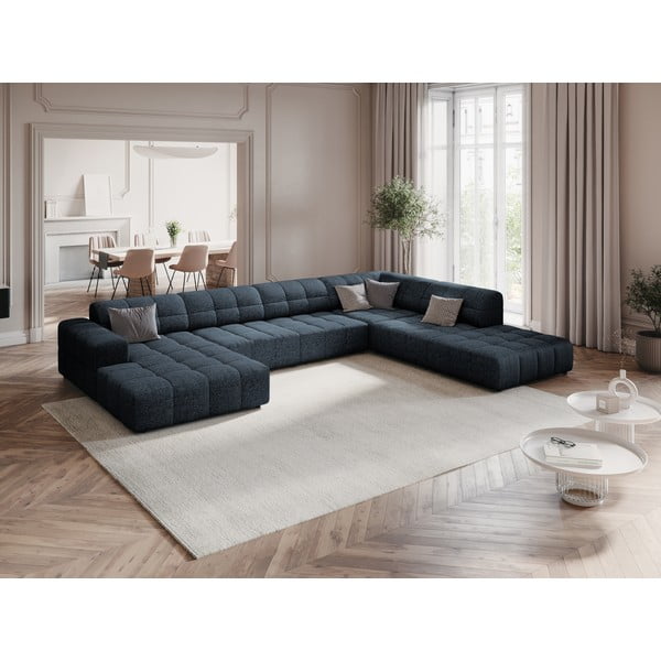 Sinine nurgadiivan (parem nurk/U-kujuline) Chicago - Cosmopolitan Design-image-1