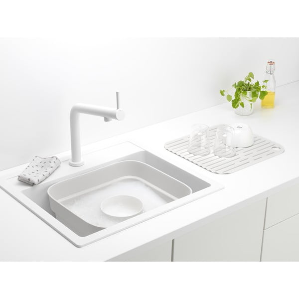 Helehall plastmass nõudepesukauss äravooluga 37x34 cm SinkSide – Brabantia-image-4