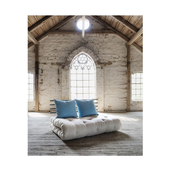 Rozkládací pohovka Karup Shin Sano Black Flax/Horizon Blue-image-1