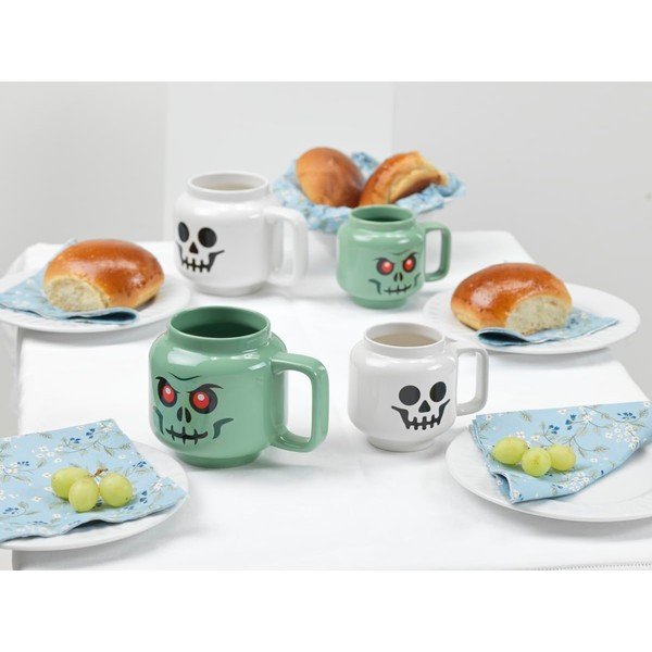 Valge laste latte keraamiline kruus, 255 ml Skeleton – LEGO®-image-1