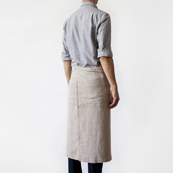 Beež linane põll, pikkus 76 cm Garcon - Linen Tales-image-1