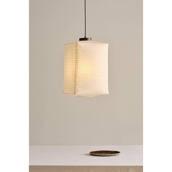 Beež paberist ripplamp ø 35 cm Sally - Jotex-image-1