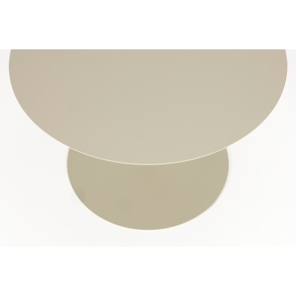 Kreem terasest ümmargune diivanilaud ø 60 cm Snow - Zuiver-image-3
