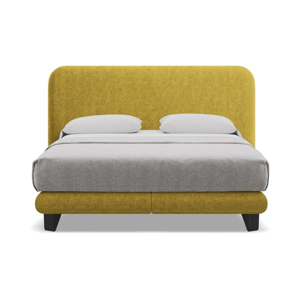 Sinepivärvi vedruvoodi 140x200cm Ilima - Makamii-image-2