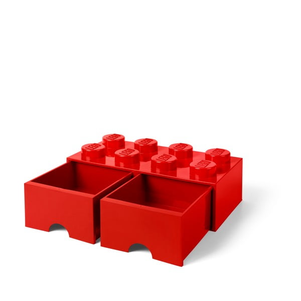 Punane hoiukast kahe sahtliga - LEGO®-image-4