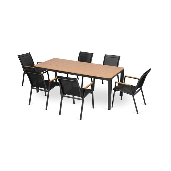 Puiduimitatsiooniga laud, 210x90cm Thor - Bonami Selection-image-2