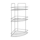 Seinale paigaldatud nurgas vannitoa riiul kolme tasandiga Ref - Metaltex