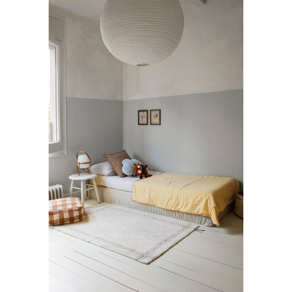 Kreem pestav käsitsi kootud puuvillane vaip 90x130 cm Cuisine Natural - Lorena Canals-image-1