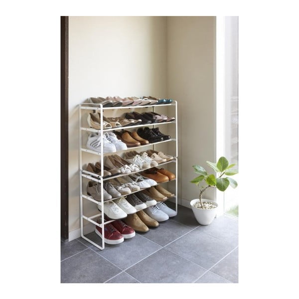 Valge reguleeritav jalatsiriiul 3 tasandiga Maebashi - YAMAZAKI-image-2