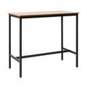 Baarilaud tammepuust dekooriga 60x120 cm Cesura - Unique Furniture