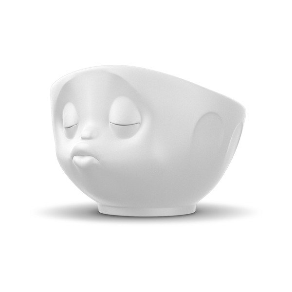 Matně bílá porcelánová líbající miska 58products-image-1