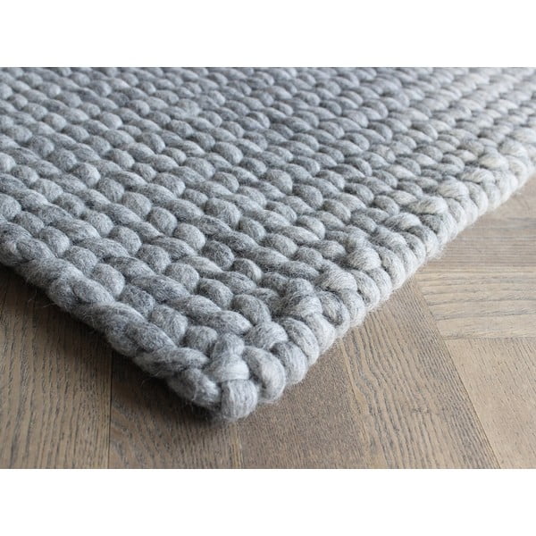 Terashall punutud villane vaip , 170 x 240 cm Braided Rugs - Wooldot