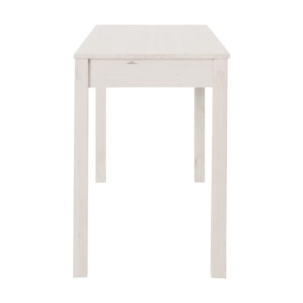 Valgest männipuidust töölaud , pikkus 100 cm Gava - Støraa-image-4