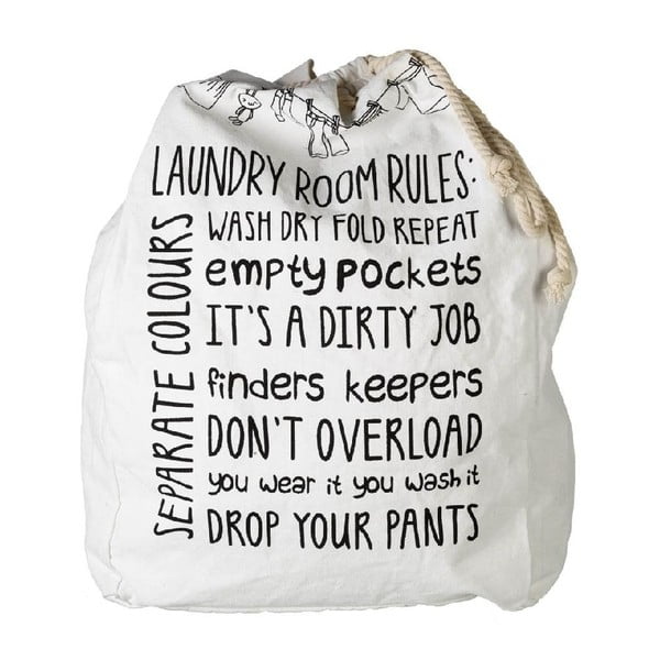 Pytel na špinavé prádlo Laundry Rules