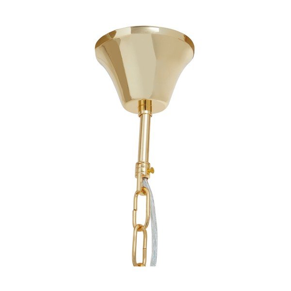 Metallist ripplamp kuldses värvitoonis Glamour - Premier Housewares-image-3