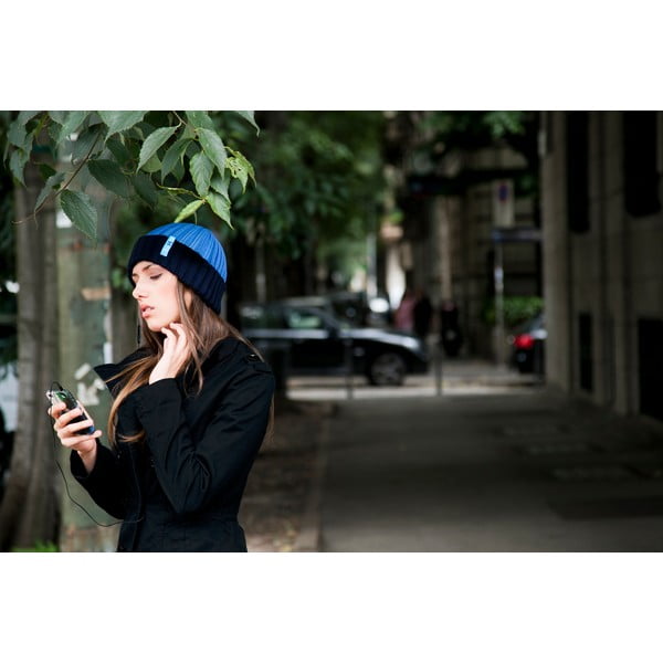 Hi-Hat Zimní čepice se sluchátky, černá-image-3